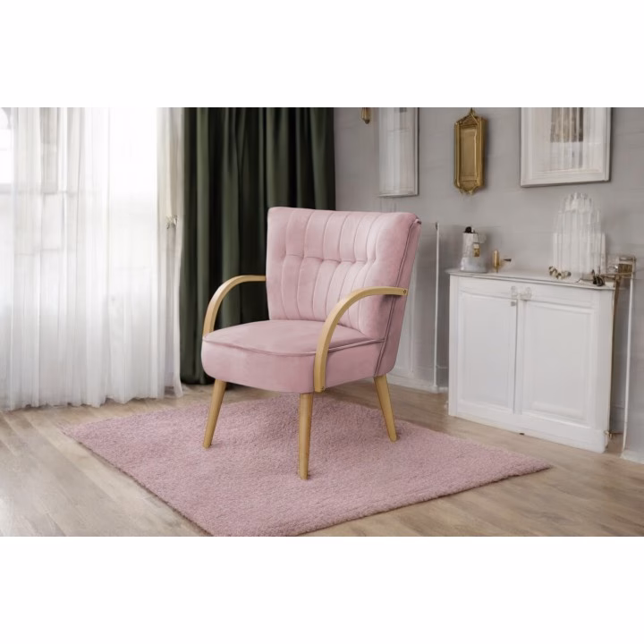 Gdzie kupić fotel tapicerowany różowy?