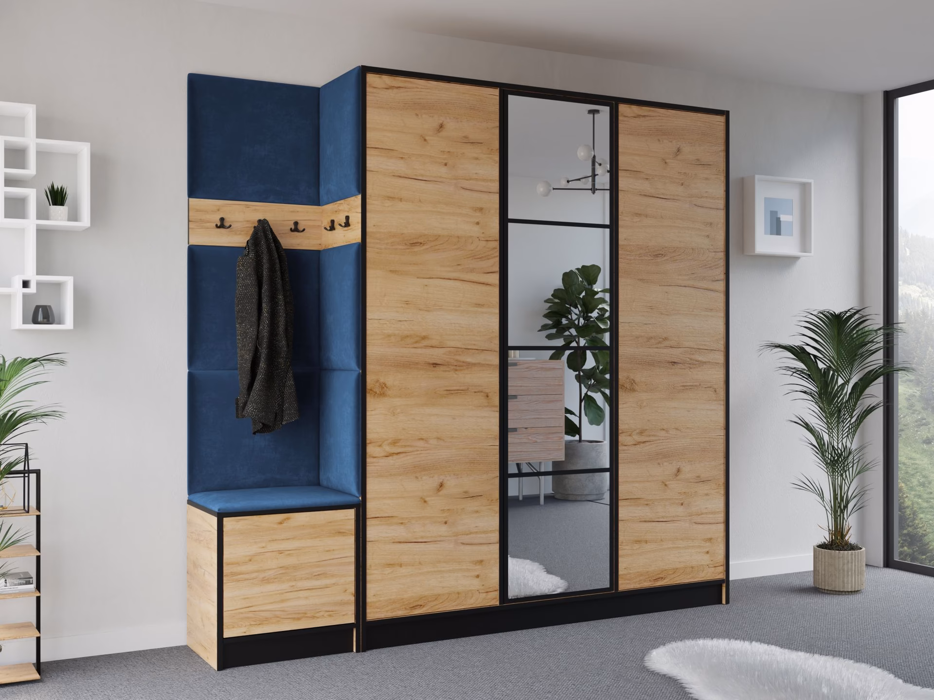 Panele tapicerowane w garderobie – czy warto?