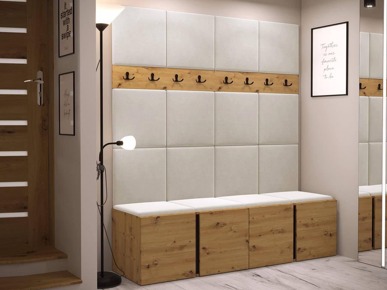 Panele tapicerowane w garderobie – czy warto?