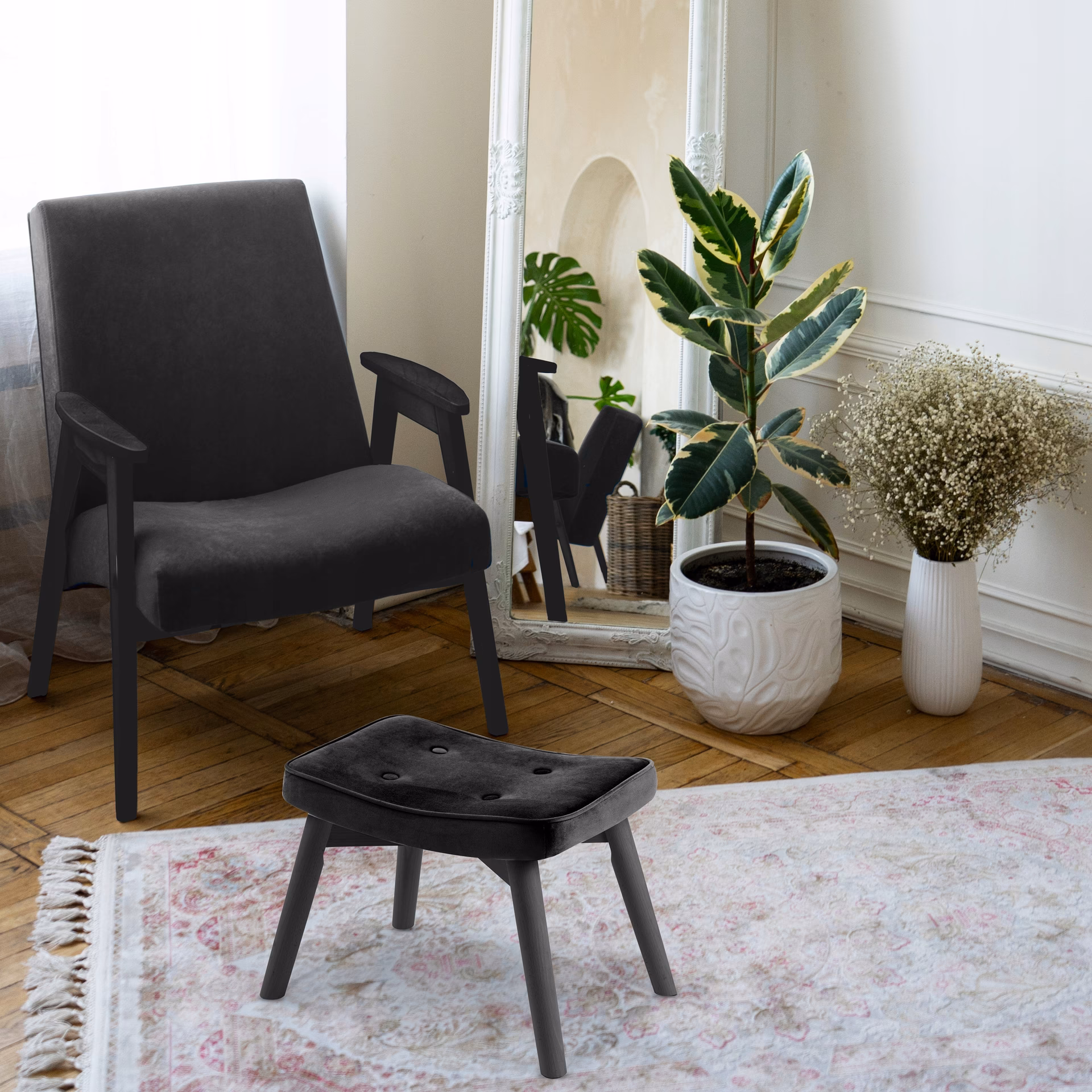 Jaki podnóżek do stylu skandynawskiego?