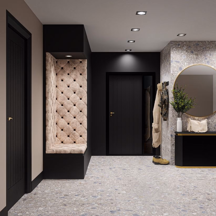 Jakie meble wybrać do przedpokoju glamour?