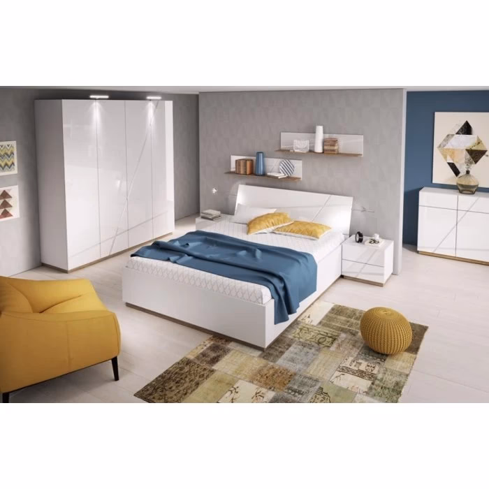 Jaka jest wysokość stolika nocnego Futura tapicerowanego na stalowej podstawie?