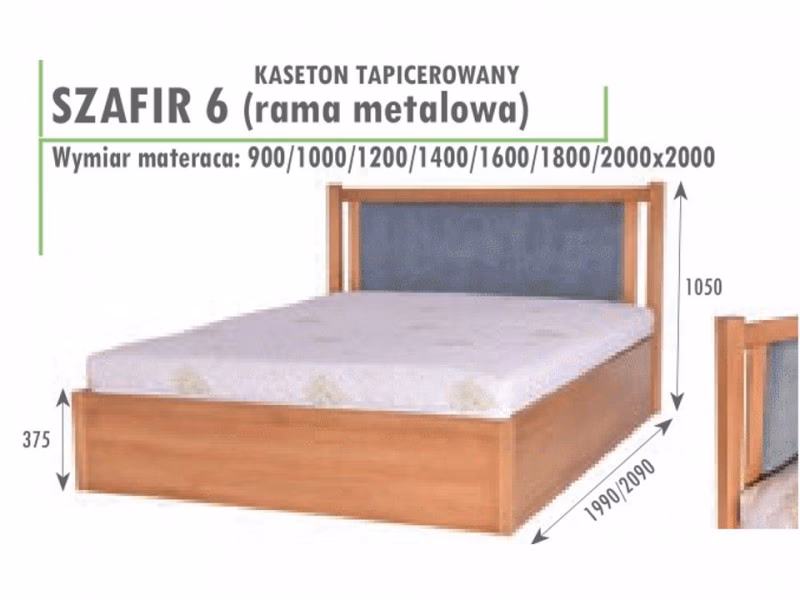 Ile powinien wystawać zagłówek ponad materac?