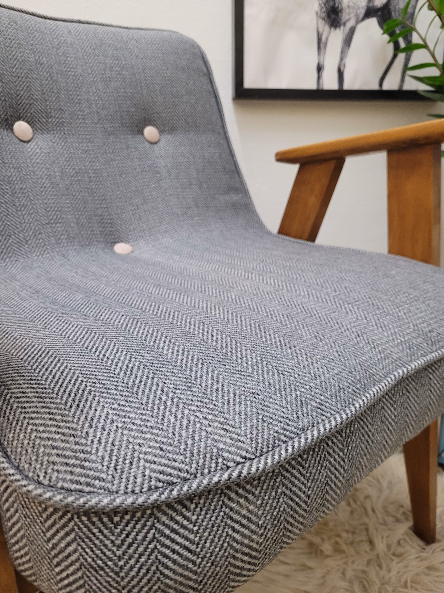 Jaki materiał na fotel Ludwik?